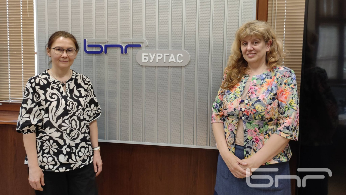 Боряна Цанева, преподавател и Невена Проданова, ръководител на проекта