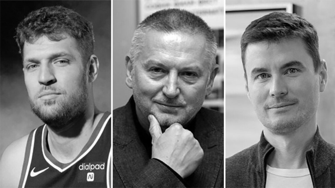 De izquierda a derecha: Alexander Vezenkov, Georgi Gospodinov y   Raicho Raichev