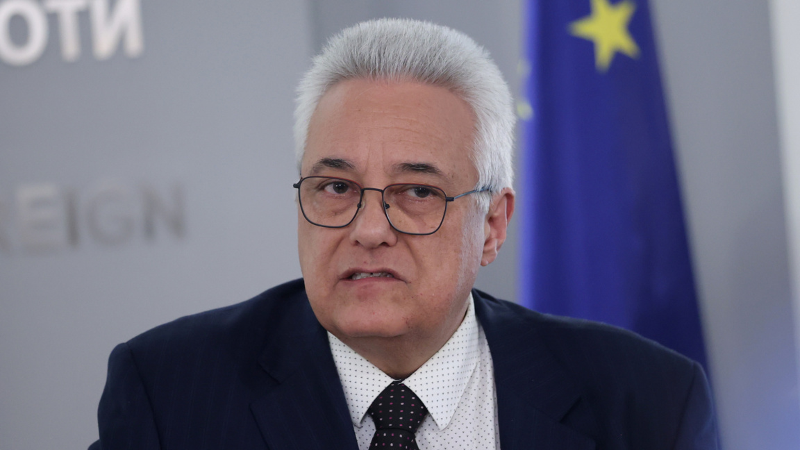 Заместник-министърът на външните работи Марин Райков на брифинг в МВнР  - 10 март 2026 г.