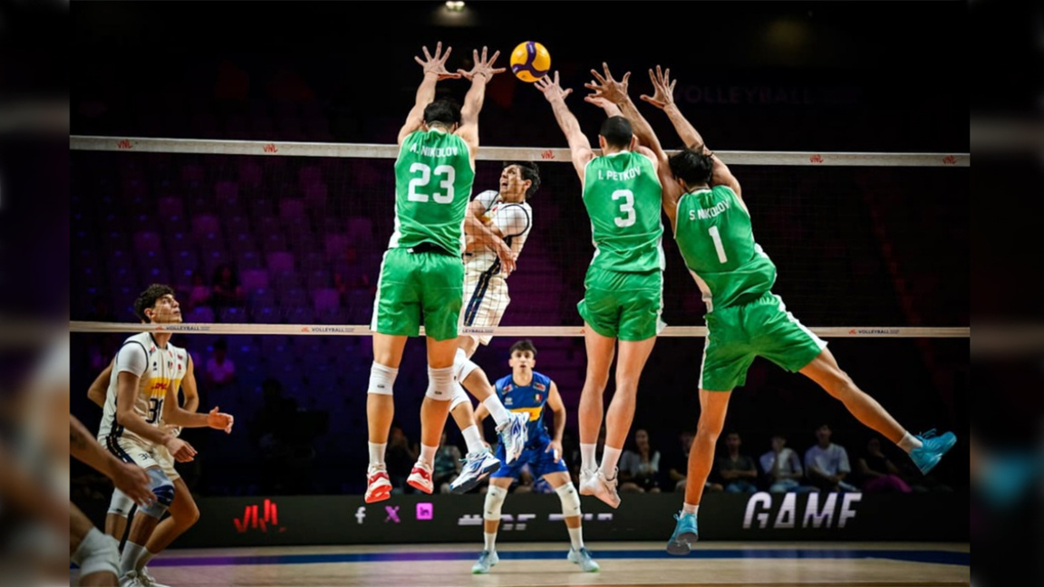Bulgaria gana a la campeona del mundo, Italia, en la Liga de las Naciones