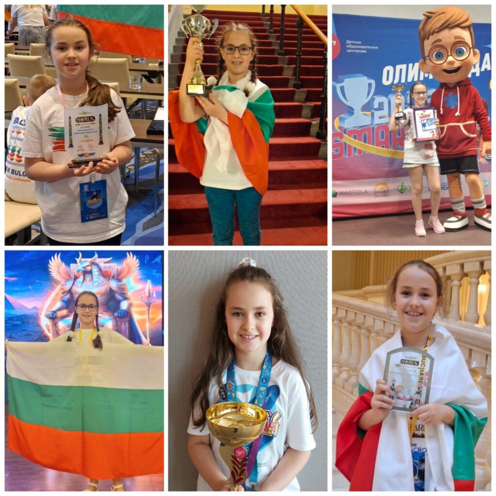 Момиче от Козлодуй е световен шампион за деца по ментална аритметика