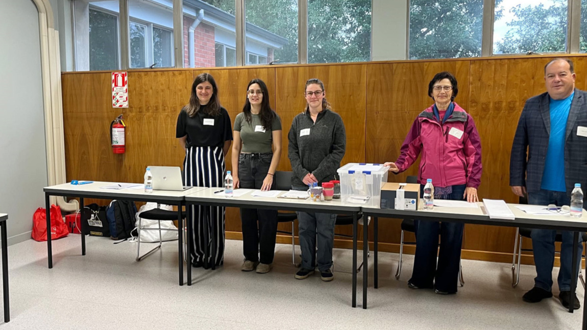 The polling station in Christchurch, New Zealand