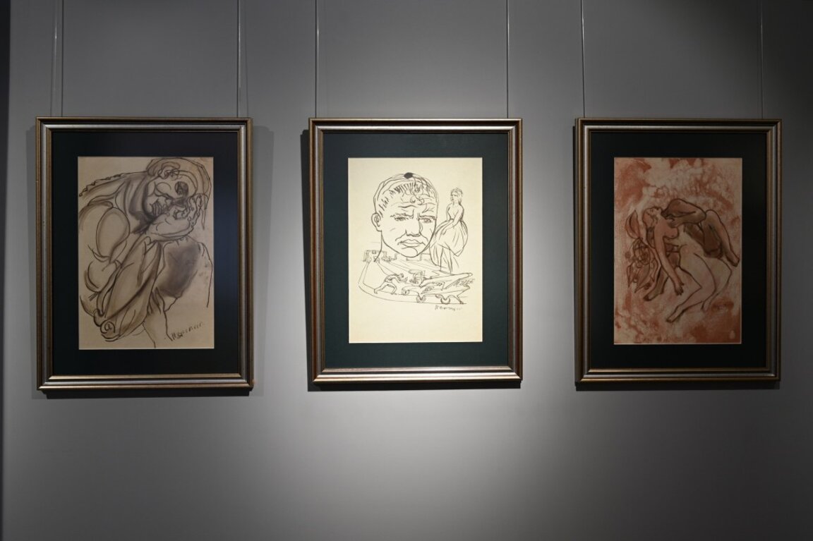 Показват се ранните рисунки на Димитър Казаков-Нерон