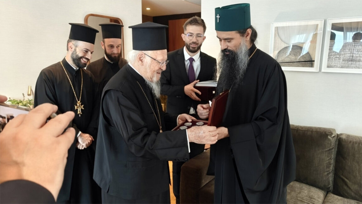 Le patriarche Daniel a rencontré le patriarche œcuménique à Thessalonique...