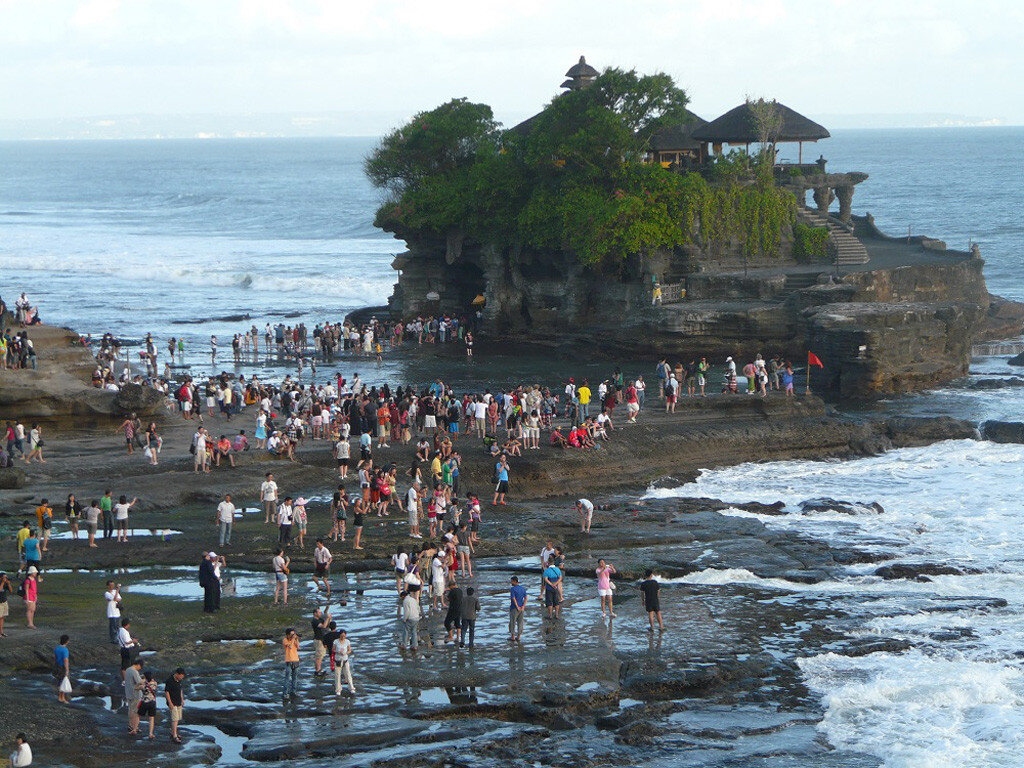 Tanah Lot Temple in Bali.