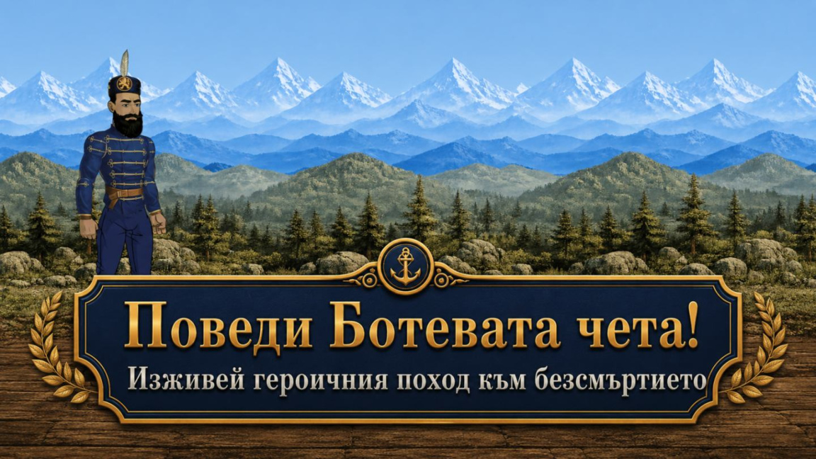 Ботев и неговите четници оживяха в игра