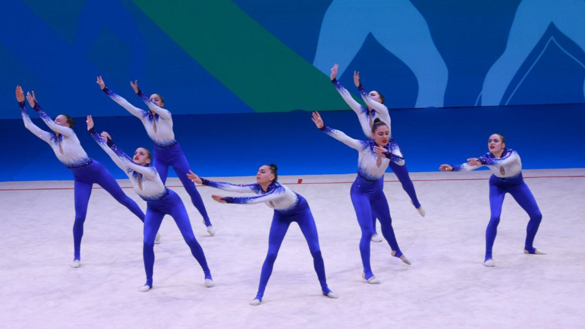 Bulgarische Frauen gewinnen Weltmeisterschaft in ästhetischer Gymnastik