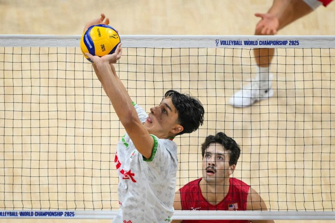 Simeon Nikolov, setter for the Bulgarian national volleyball team.