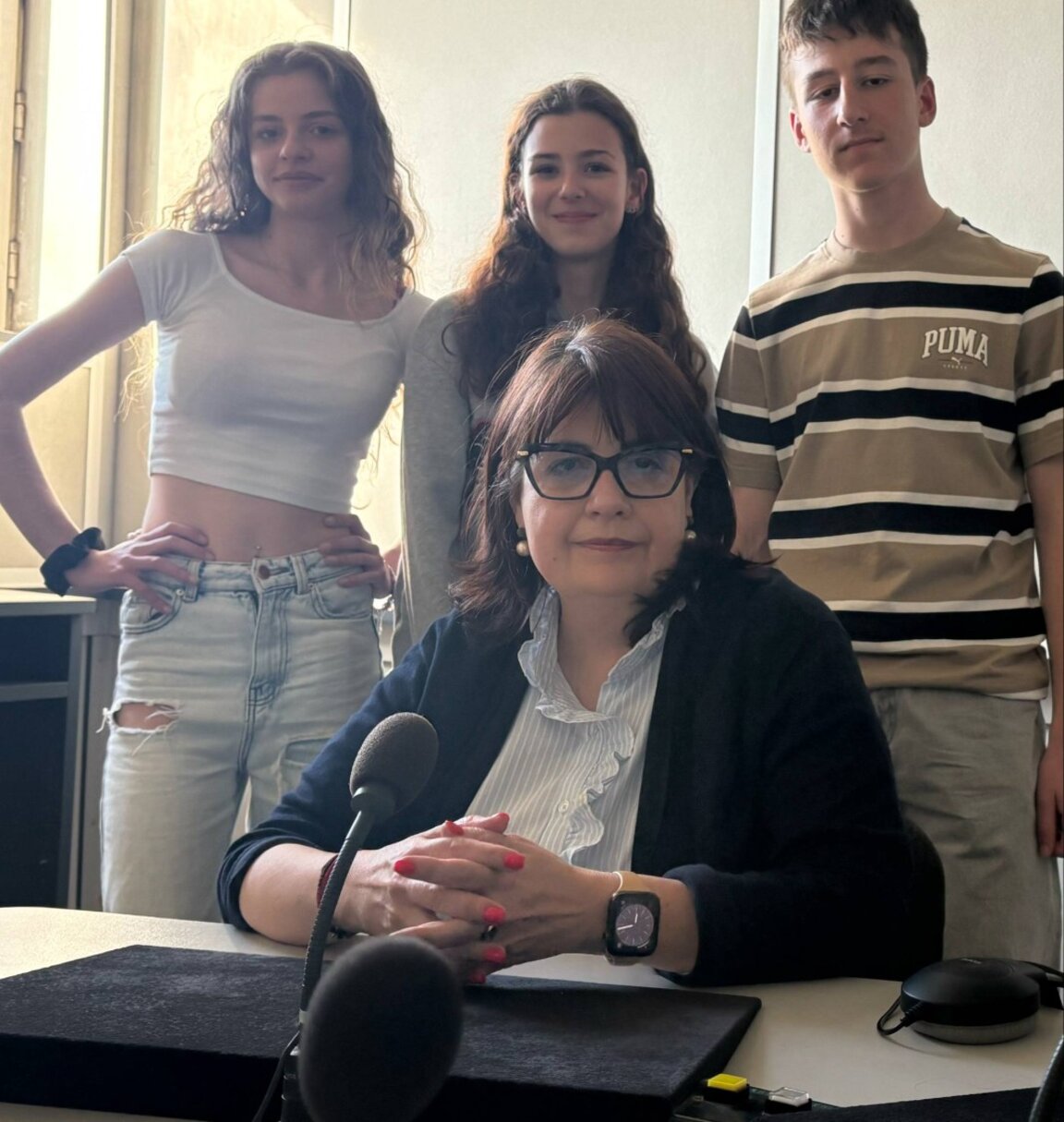 Наталия са София, Карина и Деян