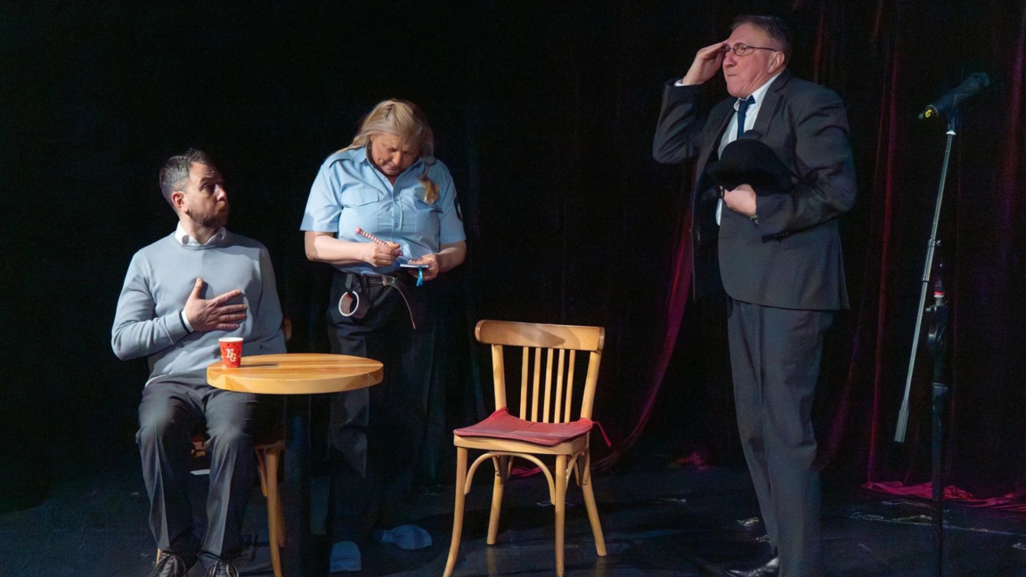 Пламен Великов, Албена Михова и Теодор Елмазов (отляво надясно)