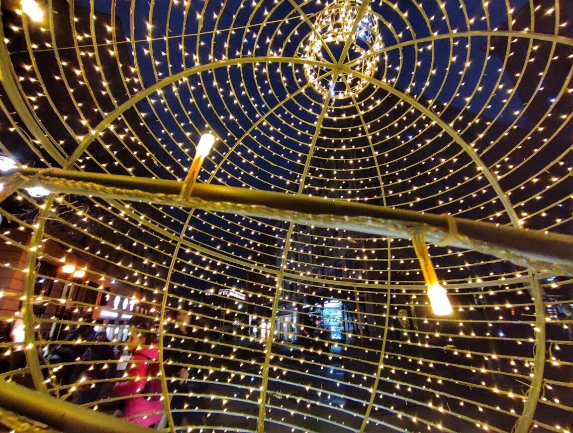 Festive Christmas spirit pervades the Bulgarian capital