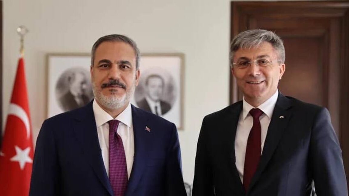 Mustafa Karadayı Türkiye’nin yeni Dışişleri Bakanı Hakan Fidan ile görüştü