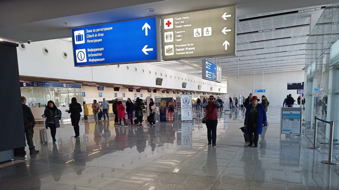 Varna airport, 4 March 2026