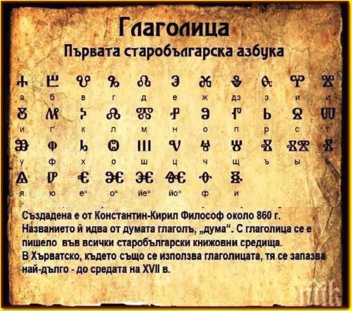 "Загадъчната азбука" или глаголица за IV клас