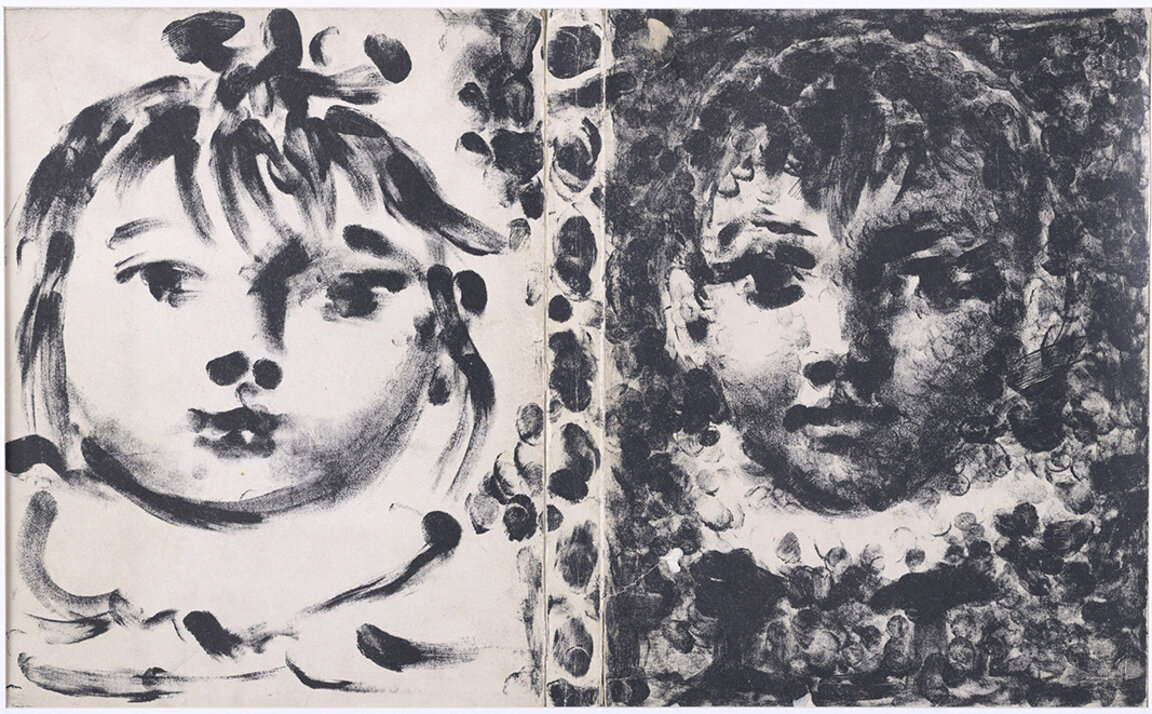 Paloma și Claude. Copertă de carte, 16.IV.1950