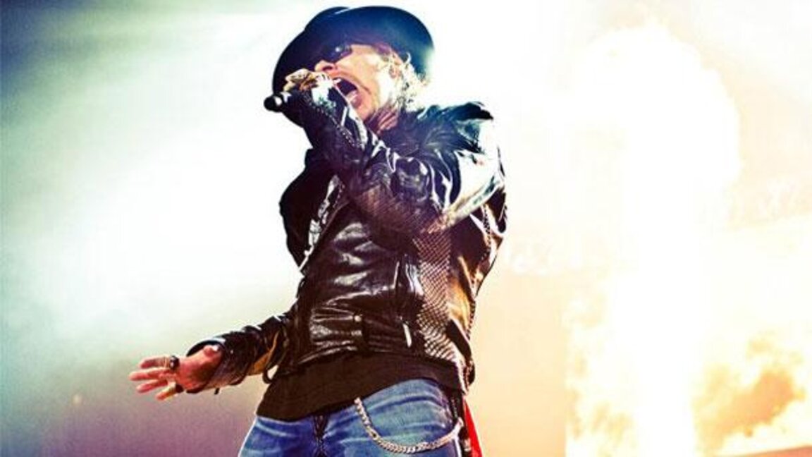 Аксел Роуз и Guns N’ Roses в София през 2012 г.