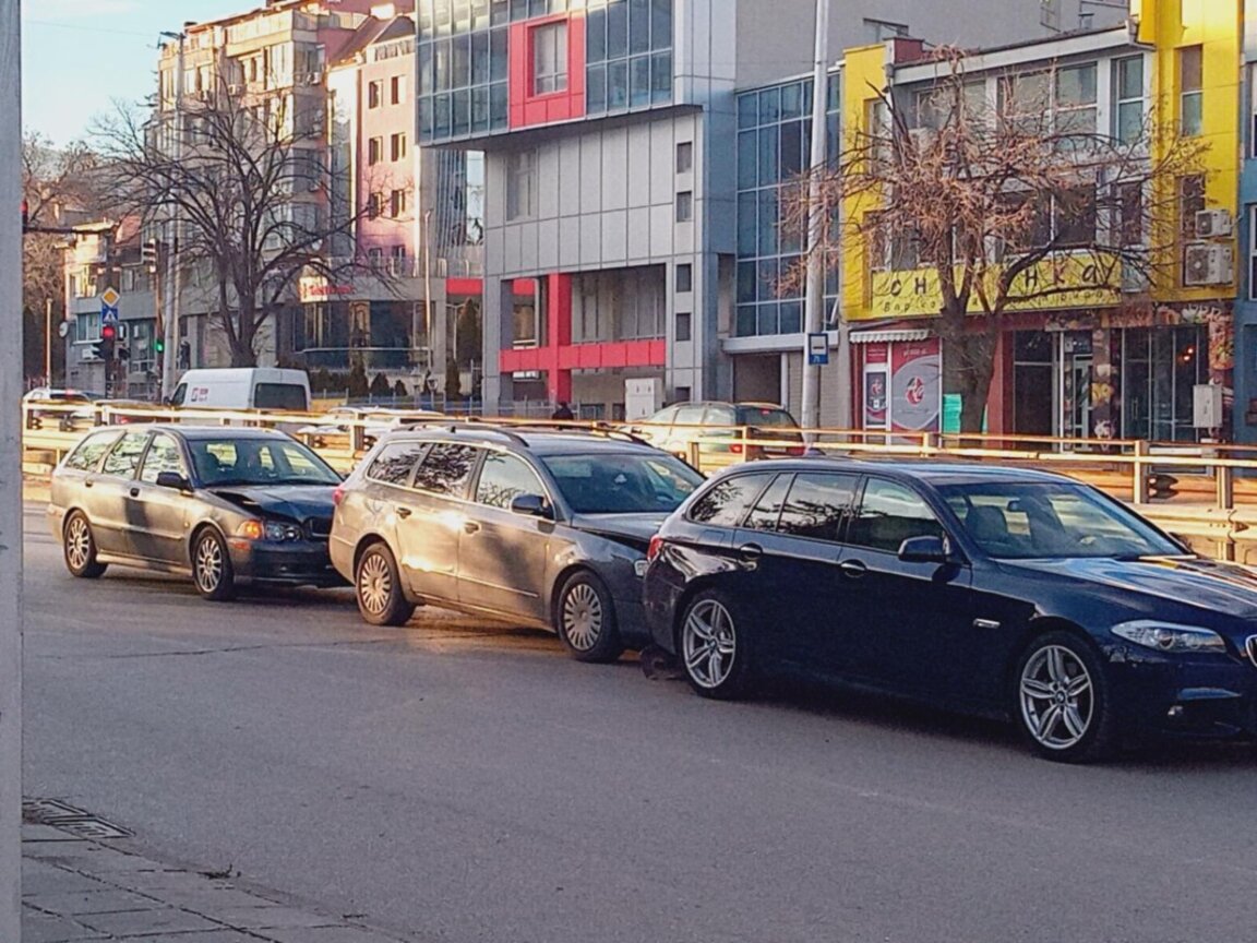Верижна катастрофа в Шумен