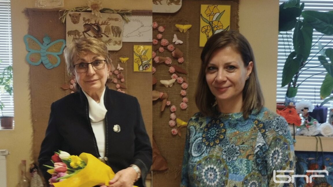 Проф. Вихра Миланова и Цветелина Христова