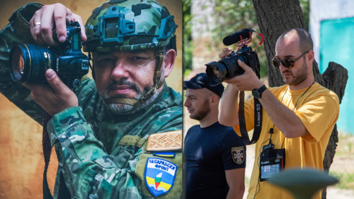 "Война через два объектива: Там, где молчание кричит" – совместная выставка Румена Сарандева и Александра Барона
