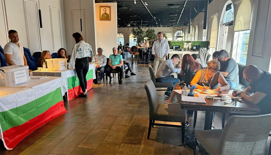 Polling station in Las Vegas