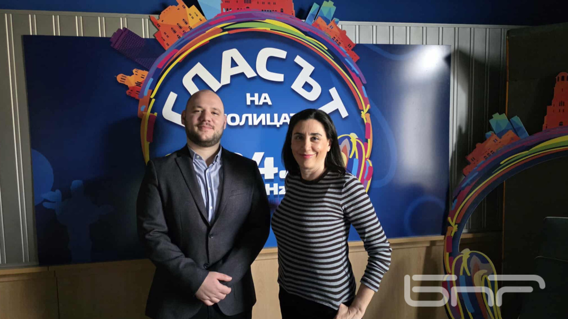 Журналистите Калоян Константинов и Левена Лазарова