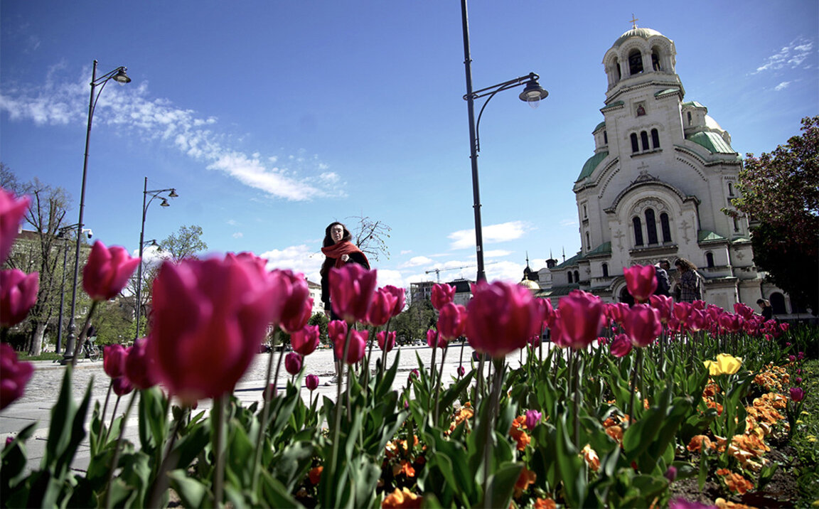 Frühlingsspaziergang in Sofia