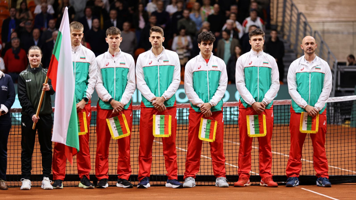 Националният отбор на България преди мача с Белгия