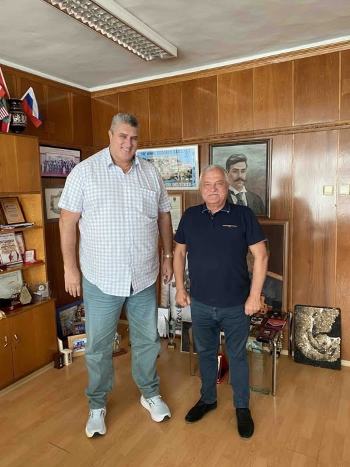 Кметът на Гоце Делчев обсъди с Любо Ганев развитието на волейбола в общината