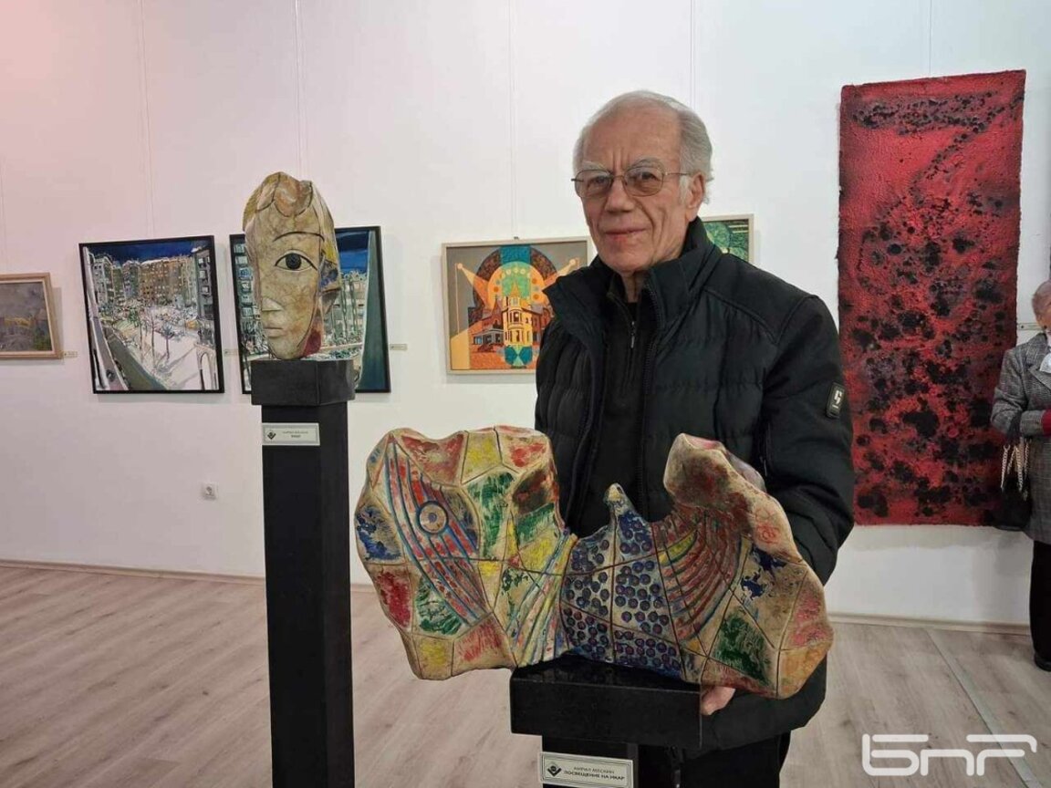 Проф. Кирил Мескин е носителят на голямата награда на Дружеството на плевенските художници