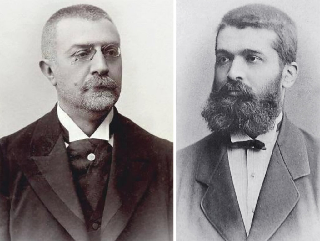 Иван Евстратиев Гешов (1849 – 1924) и Григор Начович (1845 – 1920)