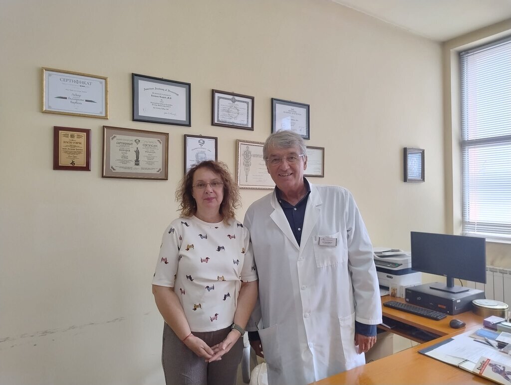 Academician Lachezar Traykov and Gergana Hrischeva, author of the BNR podcast "In the Center of the System"
