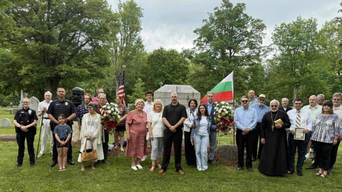 Bulgarians in the United States paid their respects to the work of Januarius MacGahan