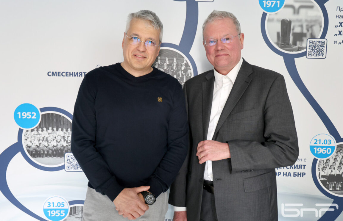 Д-р Иван Пунчев и проф. Михаил Боянов (от ляво на дясно)