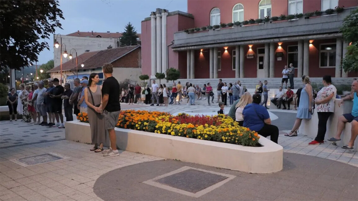 У Цариброду одржан протест радника, који свакодневно путују на рад у Бугарску