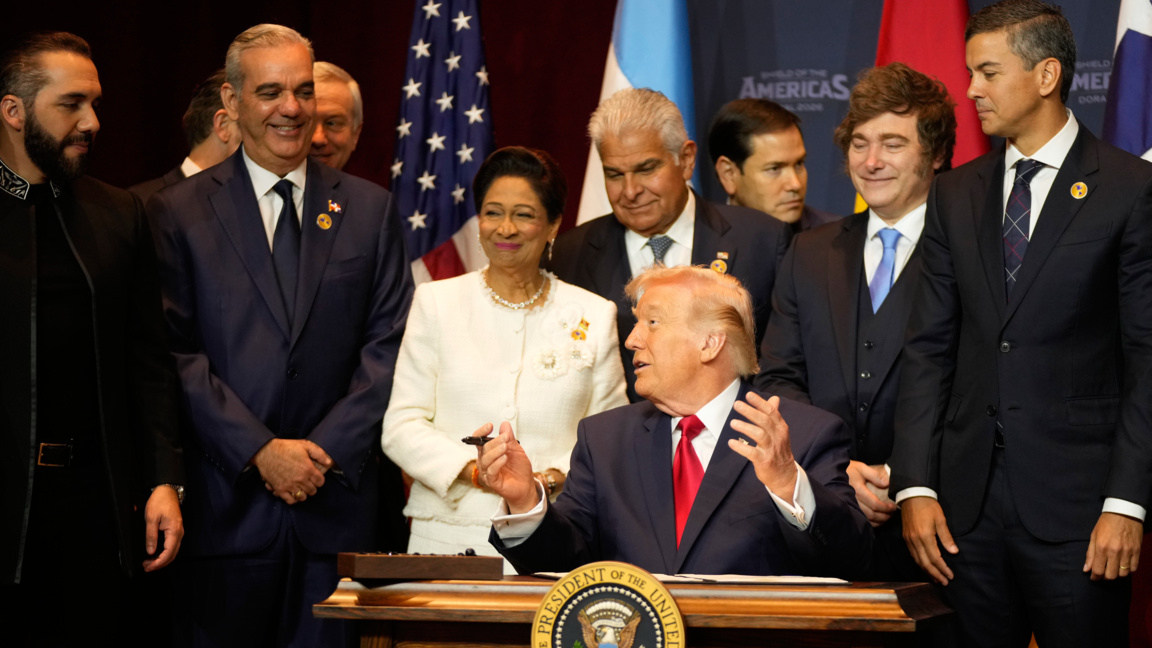 Среща на президента на САЩ Доналд Тръмп във Флорида с латиноамерикански лидери