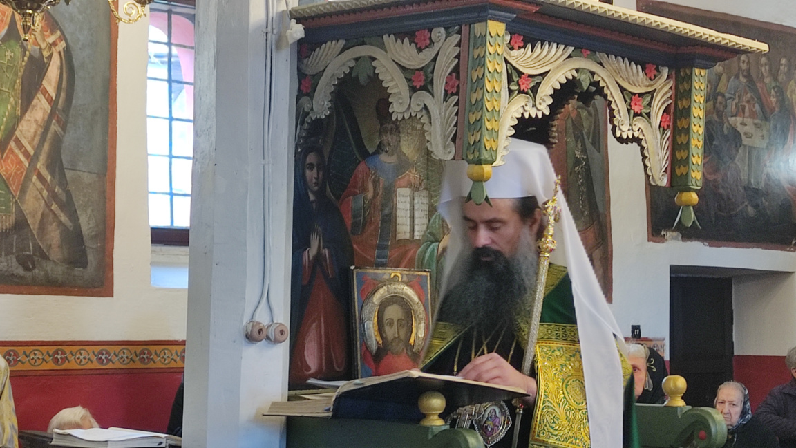 Патриархът отслужи Василиева света литургия в Сапарева баня