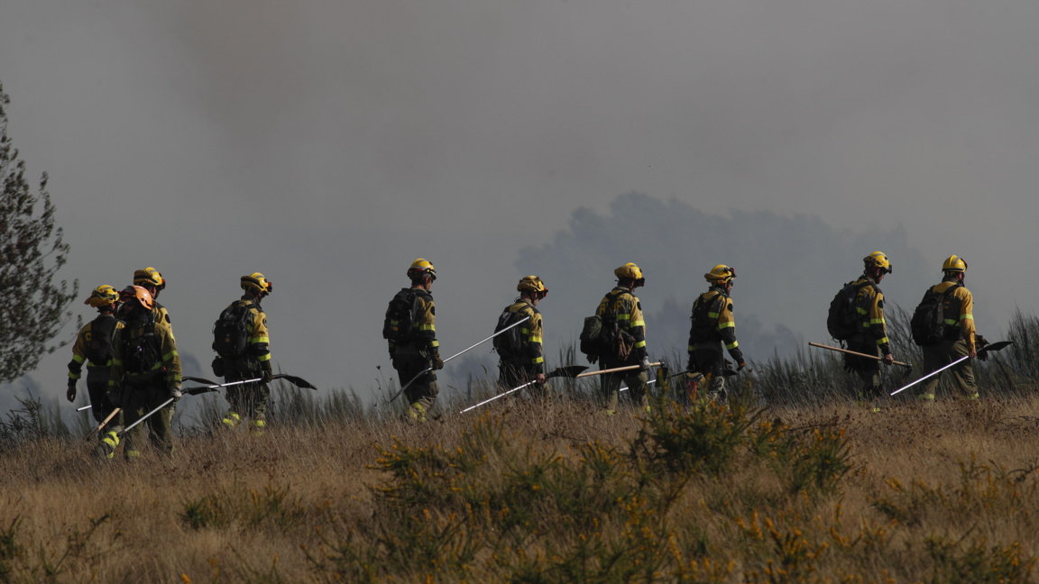 Горски пожар в Испания доведе до евакуацията на 50 души