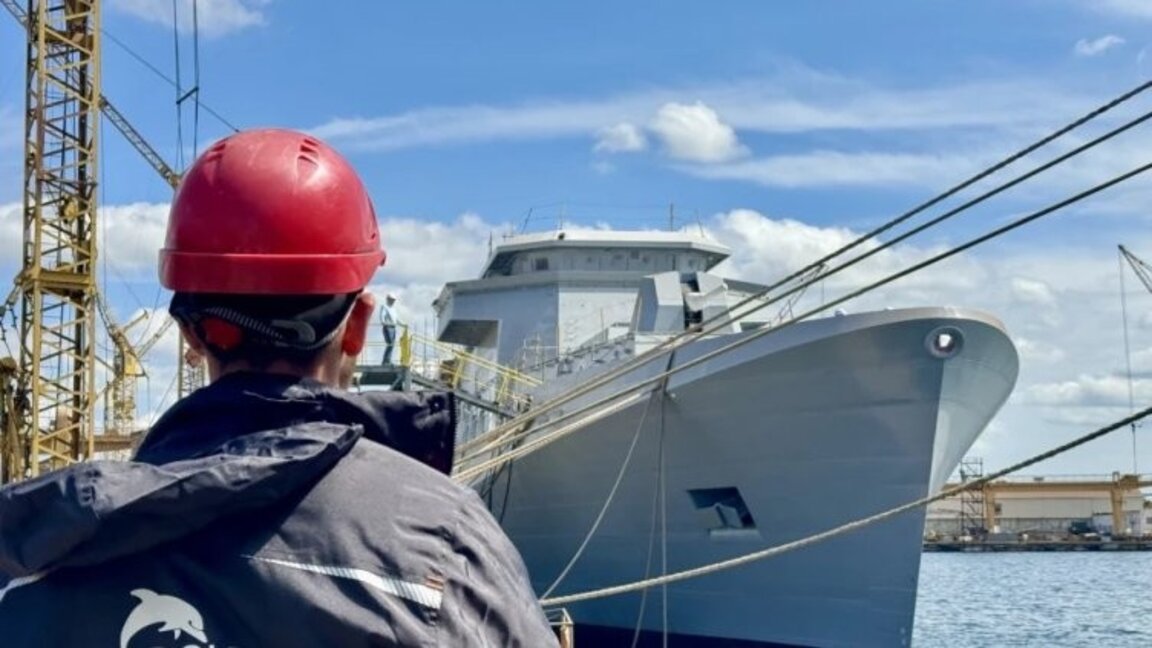 Bulgaria's new warship “Hrabri” has started sea trials