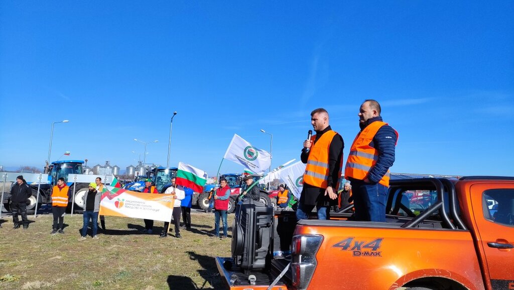Земеделски протести в България в снимки