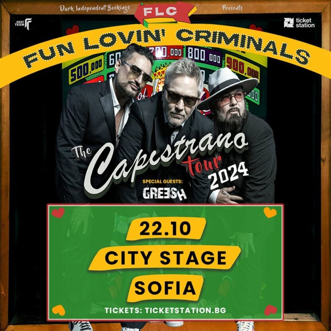 Fun Lovin' Criminals се завръщат в София