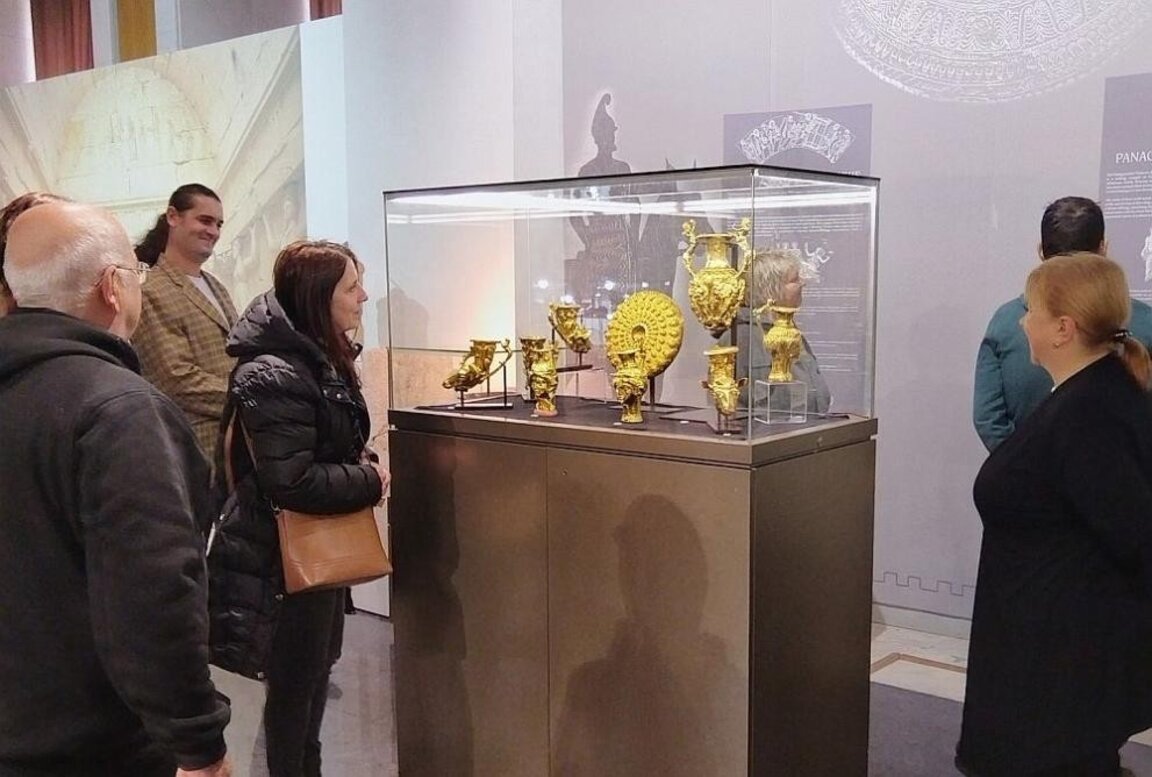 Los tesoros tracios que estaban de gira en Estados Unidos ya están de vuelta en Bulgaria