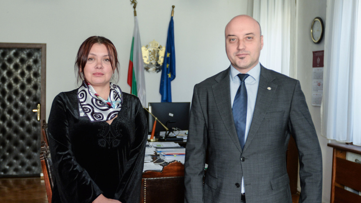 Теодора Георгиева с бившия министър на правосъдието Атанас Славов - архивна снимка