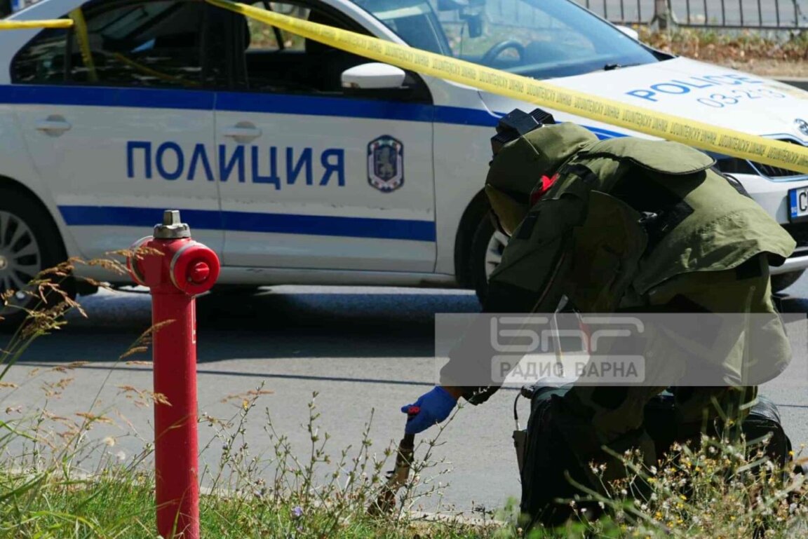 Куфар вдигна накрак полицията на сп. "Явор", със скенер откриха двуцевка с капси (СНИМКИ)
