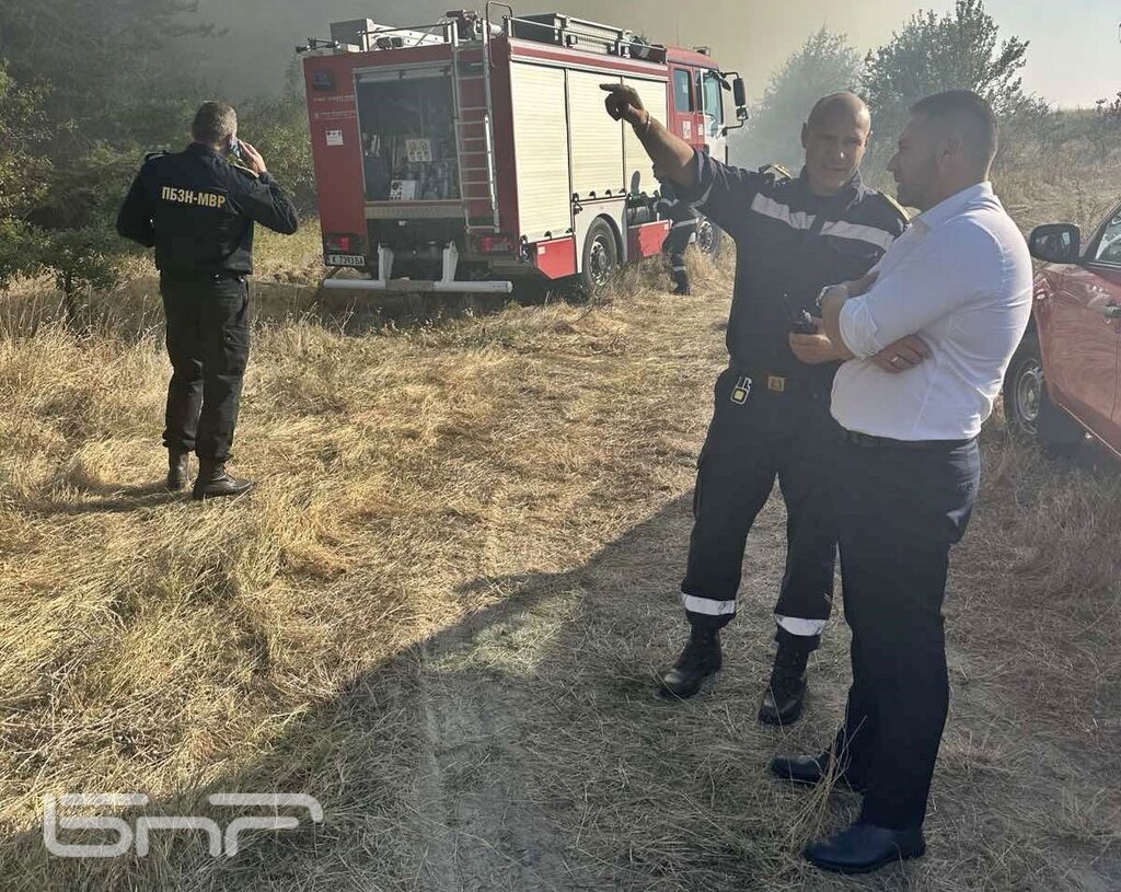 Локализиран е големият пожар край хасковското село Зорница