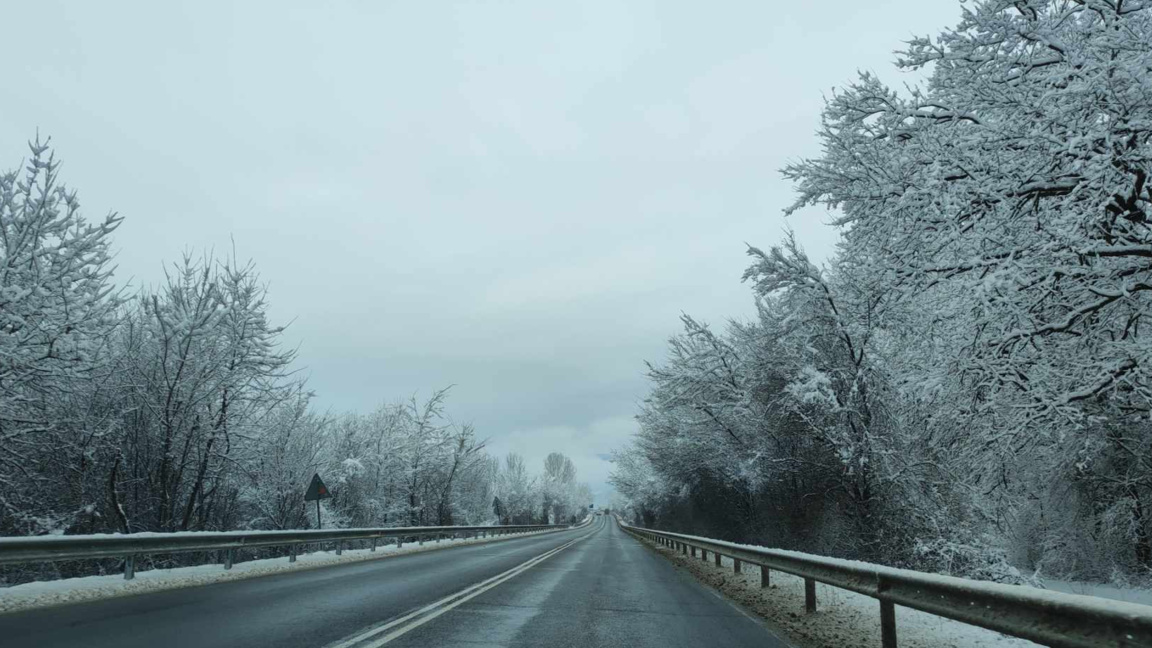 зима, Стара Загора, сняг