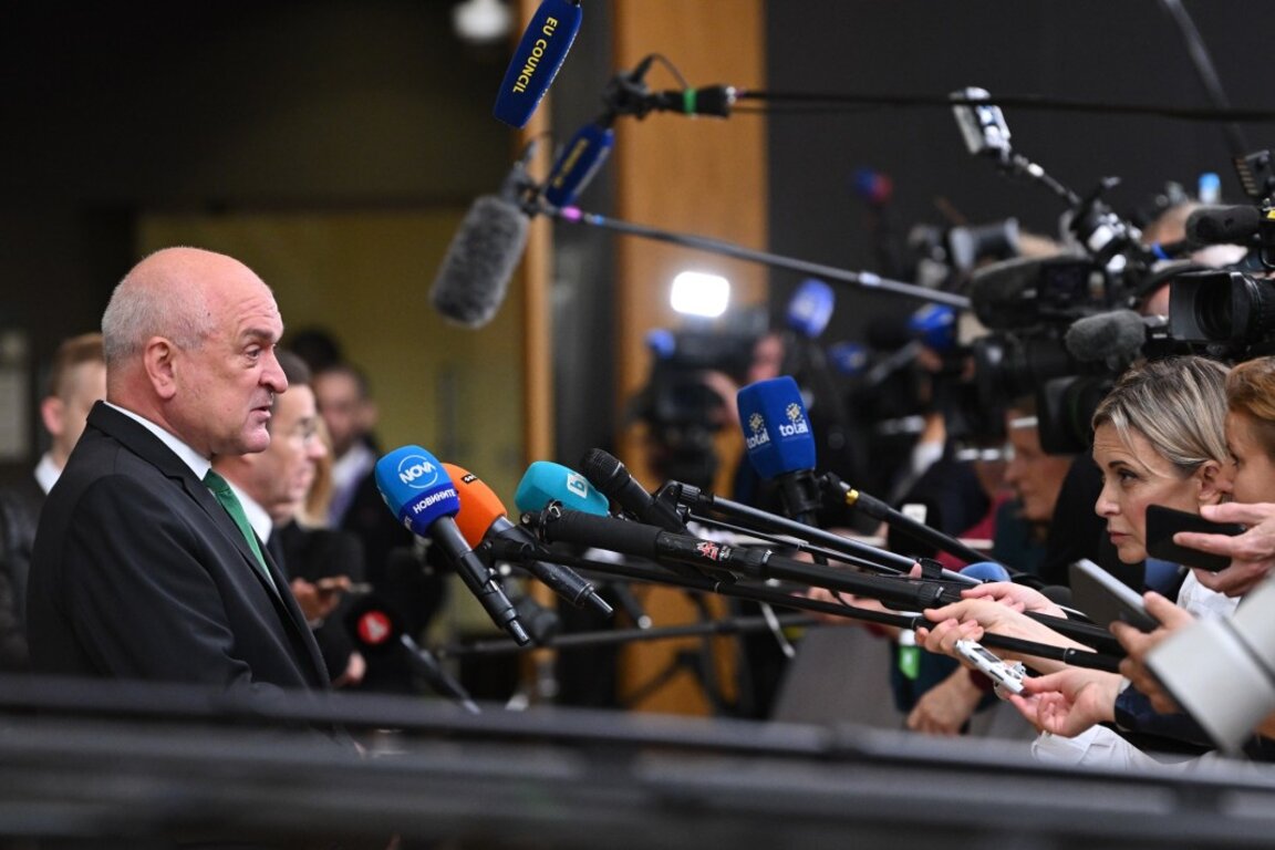 Димитър Главчев в Европейския съвет, 17 октомври 2024 г.