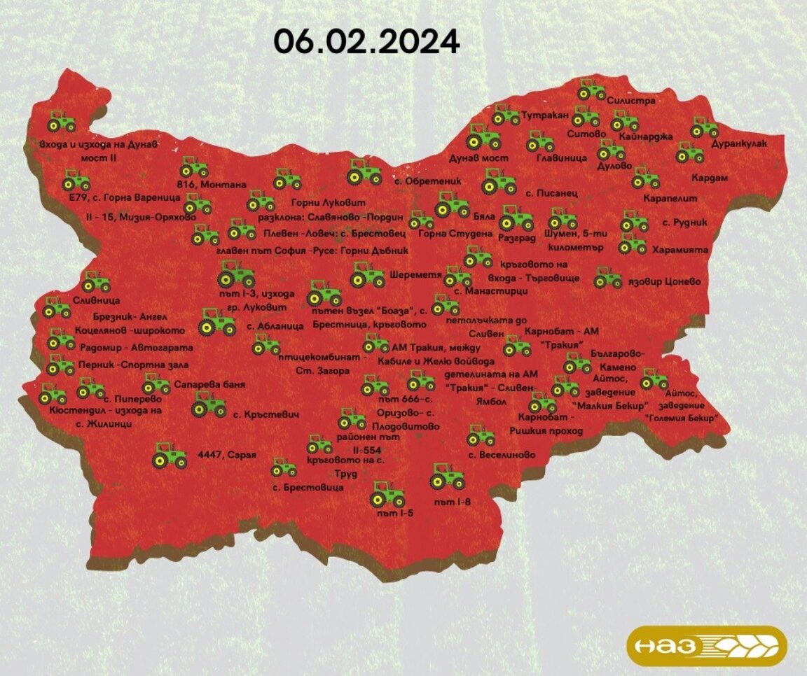Fermierii ies azi cu utilaje grele în toată țara