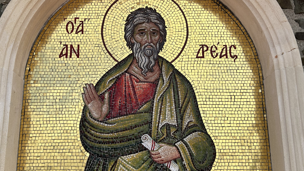 Свети Андрей Първозвани - мозайка, Кикос, Кипър