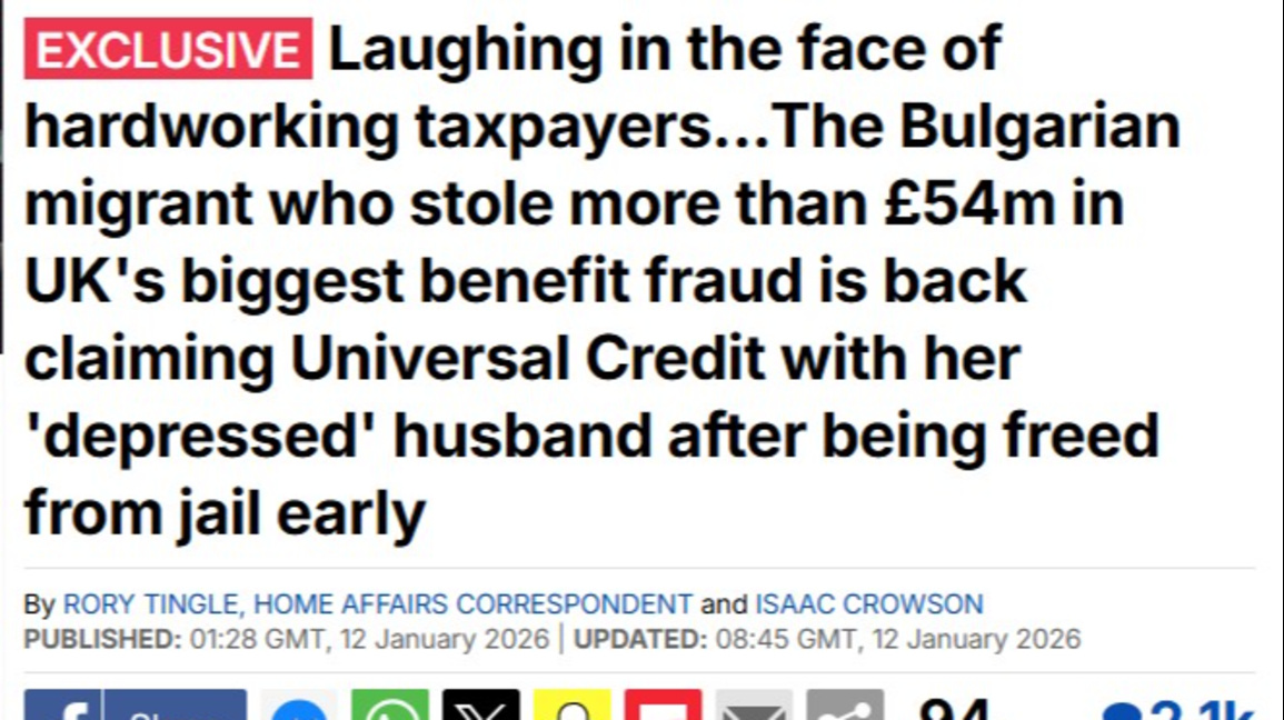 "Дейли мейл": Българка се подиграва с данъкоплатците на Острова