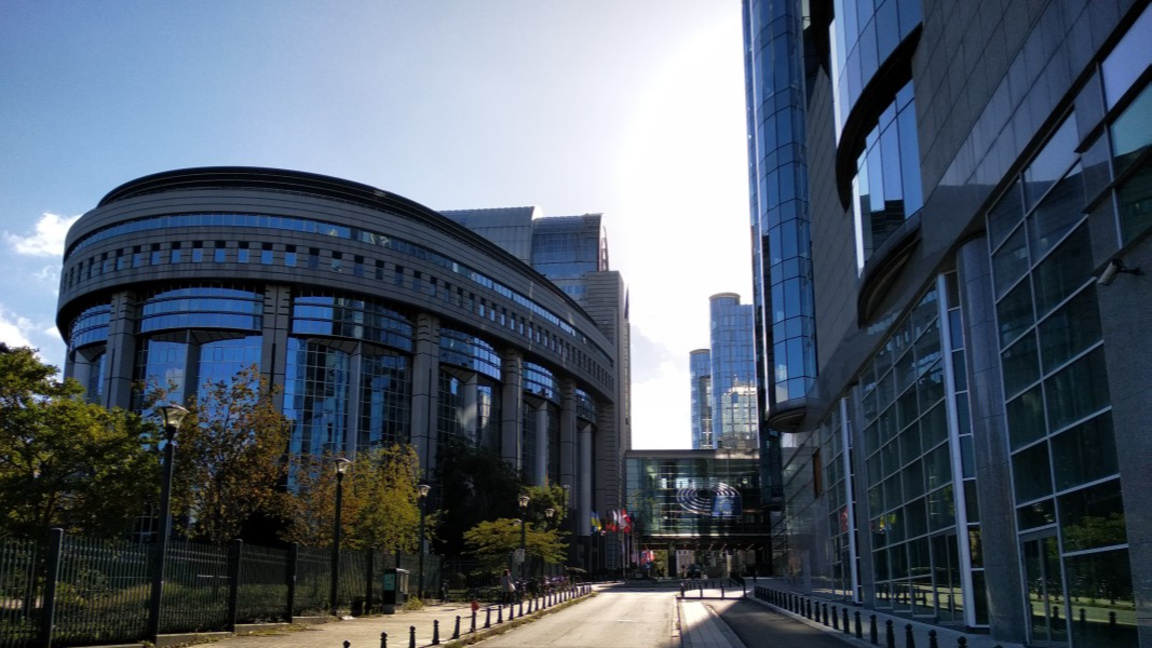 Европейският парламент в Брюксел